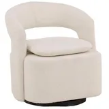 venture home Sessel Laurel Polyester/Schaumstoff 0 x 0 x 0 cm Weiß drehbar