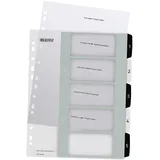 Leitz Register 12130000 DIN A4 1-5 schwarz