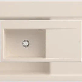 Villeroy & Boch Subway Style 60 links ivory + Handbetätigung