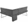 K+W Komfort & Wohnen Eckbank 86x60 cm Flachgewebe Q2 2250 langer Schenkel rechts oder links