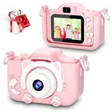 Kinderkamera, Sofortdruckkamera für Kinder, Jungen/Mädchen, 1080P Pro HD Digitalkamera für Kinder mit Druckpapier und 32 GB TF-Karte, lustiges Kinderspielzeug für Geburtstag