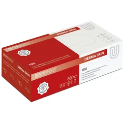 1000 Latexhandschuhe Unigloves Derma Skin Gr. S  extra griffig  Einweghandschuhe