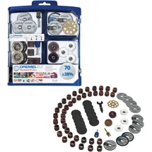 DREMEL Dremel, Multifunktionswerkzeug, EZ SpeedClic Zubehörset 70 tlg.