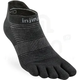 injinji Run Original Weight No-Show Socken Schwarz L