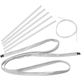 PRO PLUS Kederadapter 7-5 und 7-7 mm Doppelkeder Set 4 Meter zuschneidbar PE Kederband