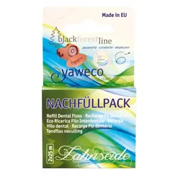 Yaweco Nachfüllpack Zahnseide aus reiner Seide mit Bienenwachs (2x25m)
