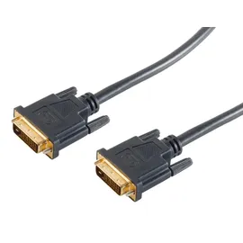 S/CONN maximum connectivity DVI Verbindungskabel DVI-D Stecker 24+1 10 m Schwarz