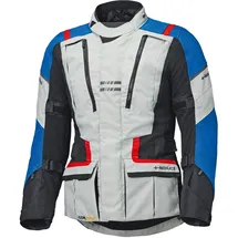Held Hakuna Matata 3 Textiljacke wasserdicht - Schwarz/Hellgrau/Blau/Rot - Lang XL