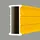 Stabila Wasserwaage Type 196-2 Gelb 61 cm