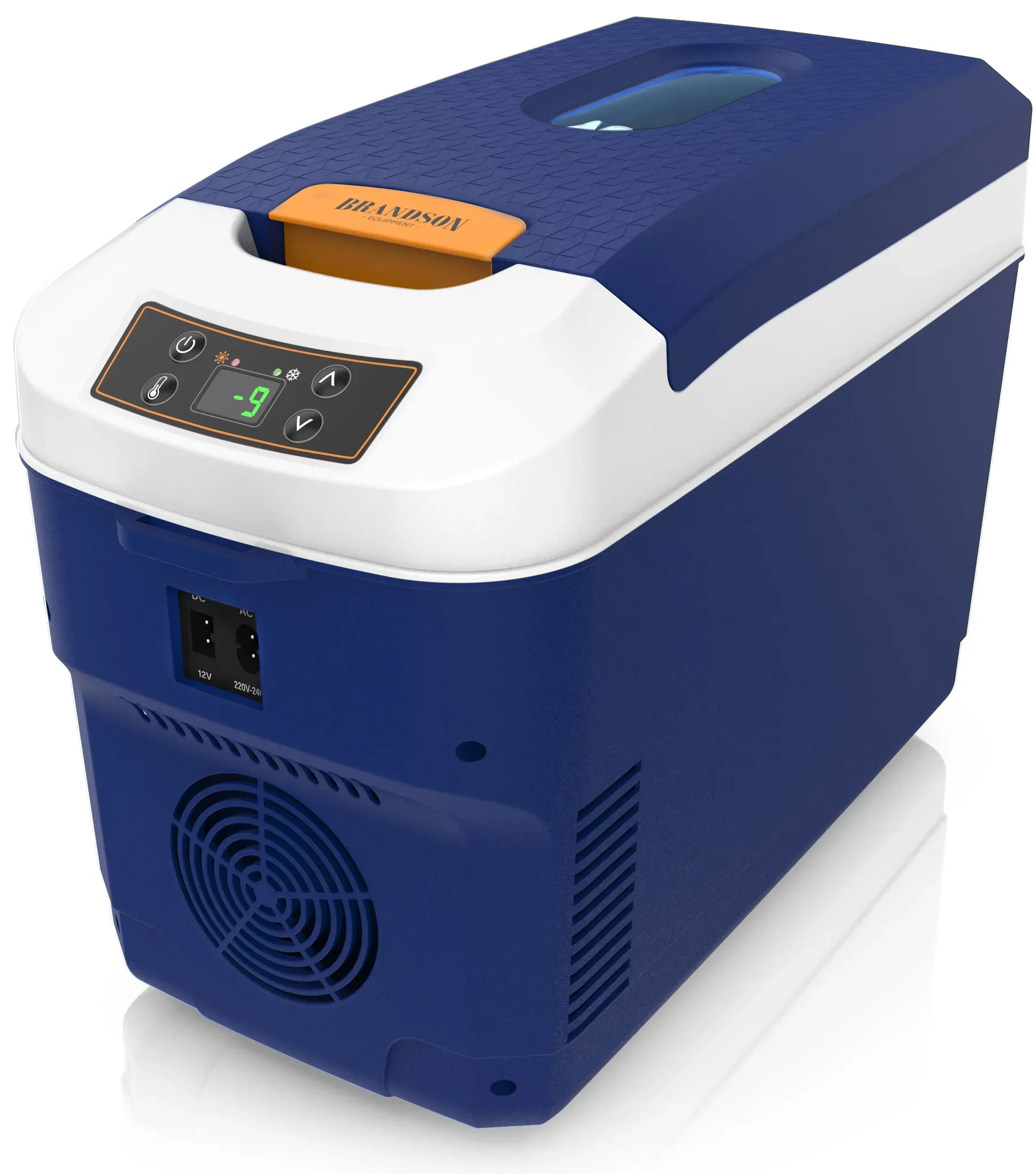 Elektrische Kühlbox 10 Liter für Auto & Haus Blau
