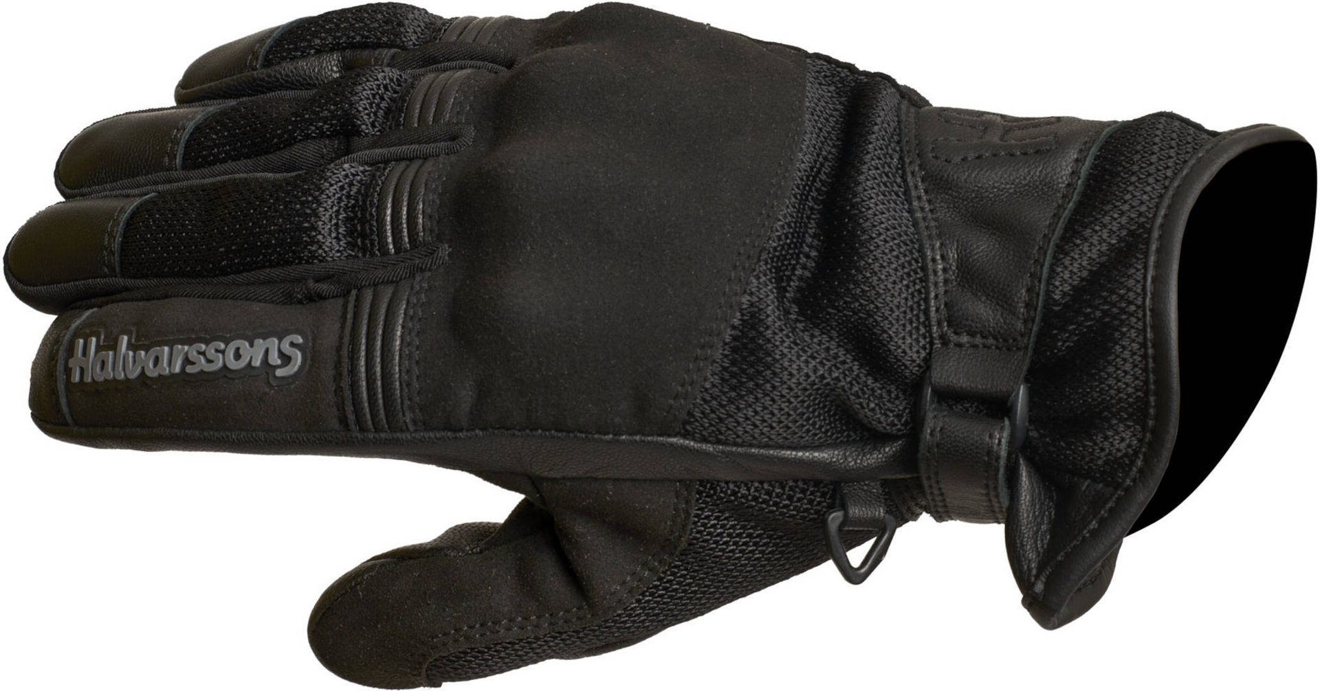 Halvarssons Gla Motorfiets handschoenen, zwart, 3XL