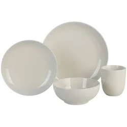 Collection - Mix & Match Geschirr-Set, 4-teilig, creme