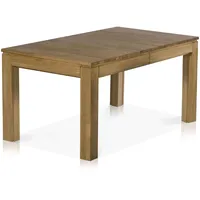 Moebel-Eins MULTI XL Esstisch / Ausziehtisch, Material Massivholz, Eiche