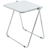 [en.casa] Alerhavn Beistelltisch 70 x 49 x 68 cm Weiß
