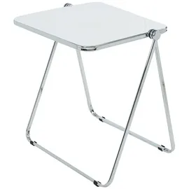 [en.casa] Alerhavn Beistelltisch 70 x 49 x 68 cm Weiß