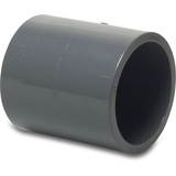 plimat Mega Muffe PVC-U 25 mm Klebemuffe 16bar Grau