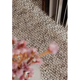 ELLE DECORATION Rocco Woll-Optik Teppich, Rocco Creme Multifarben, - Creme/Bunt