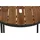 Siena Garden Gartentisch Rund Holz Braun 50 cm x 50 cm