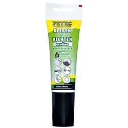 PETEC Karosserie & Dichtmasse schwarz (80 ml) Metall-Klebstoff,Karosserieklebstoff,Hybridklebstoff,Glas-Metall-Klebstoff,Universalklebstoff  94270