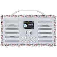 ALANO FM / Dab Radio / Bluetooth / AUX IN Radio Digital Dab Tragbares Dab Radio mit 2.4 TFT Farbdisplay und Dual-Alarm-Modus, Dab Radio im Retro-Design für Garten und Küche