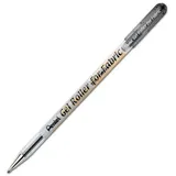 Pentel for Fabric BN15-AO Gelschreiber transparent 0,5 mm, Schreibfarbe: schwarz,