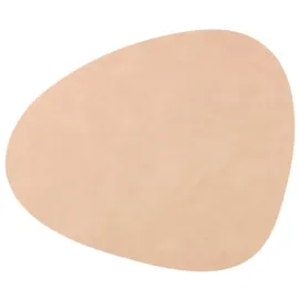 Lind DNA LINDDNA Tischset Nupo L Curve Leder Beige Sand (Large)