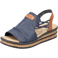 Rieker Keilsandalette Damen Dunkelblau 39