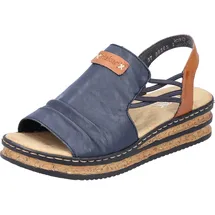 Rieker Keilsandalette Damen Dunkelblau 39