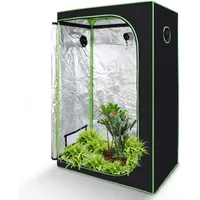 Wolketon Growzelt Zuchtzelt Gewächshaus Growbox Zuchtzelt Pflanzenzelt Indoor Growroom 120x60x180CM