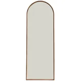 Sweeek - Standspiegel Aus Heveaholz Mit Wölbung Und Stahlgestell 170cm