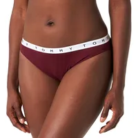 Tommy Hilfiger Damen 3P UW0UW03286 Bikini Hose, Lila (Peach Dusk/Deep Rouge/White), S (3er Pack) - S