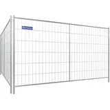 Schake Mobilzaun 3,5x2m Stahl Weiß