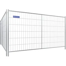 Schake Mobilzaun 3,5x2m Stahl Weiß