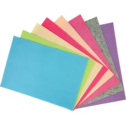 Interdruk Bastelfilz-Pastellfarben 8 Blatt