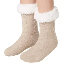 dressforfun Kuschelsocken beige (43-46