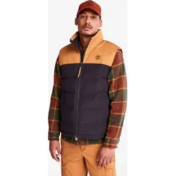 Timberland Mens Durable Water Repellent Puffer Vest wheat boot-black S