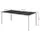 vidaXL Gartentisch 190x90x74 cm Schwarz