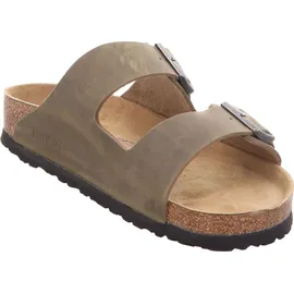 Birkenstock Arizona Weichbettung Nubukleder geölt faded khaki 46