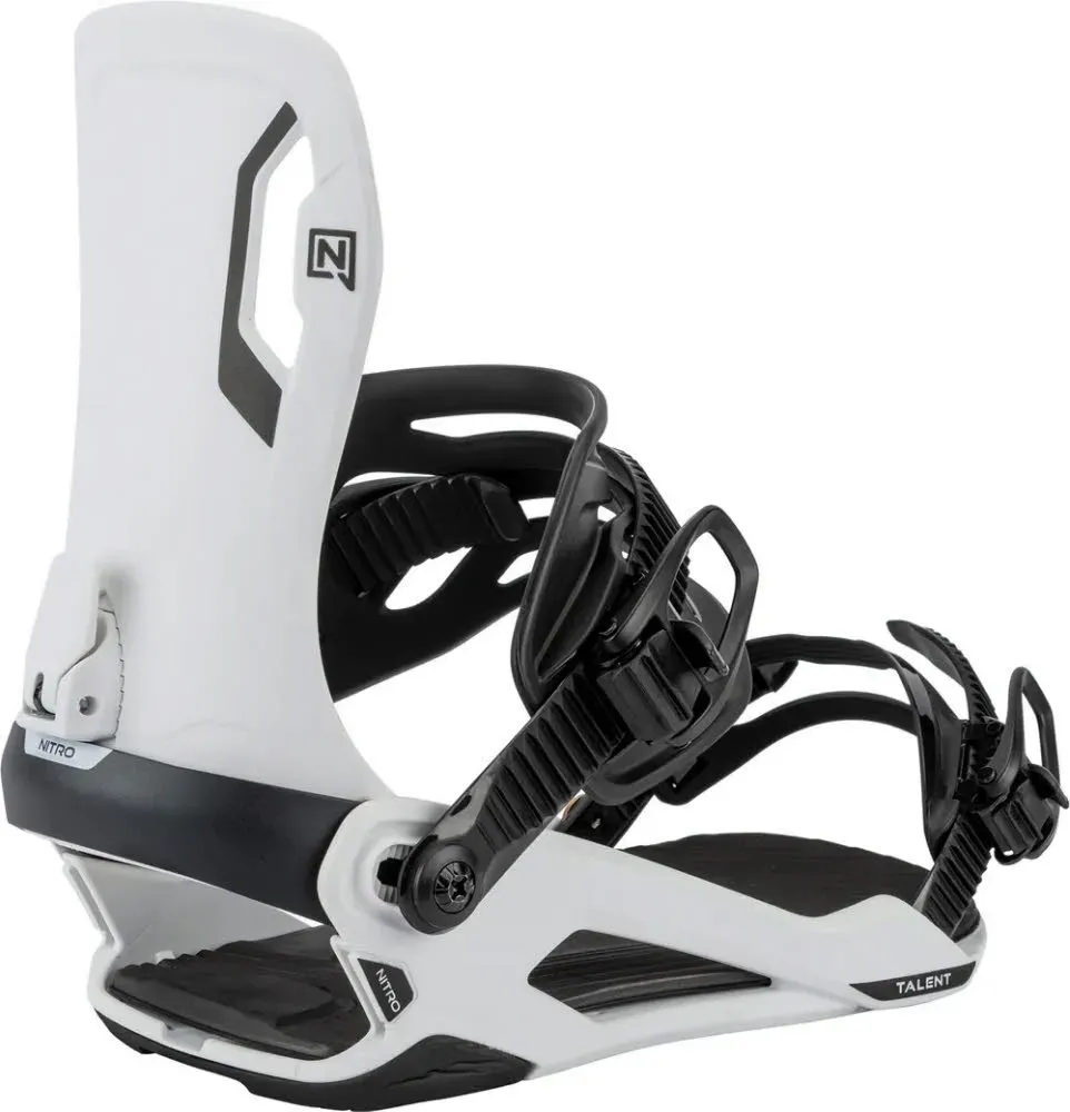 NITRO Talent Bindung Unisex Snowboard-Bindung weiß M