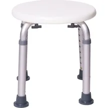 Onvaya Duschhocker rund weiß 150 kg