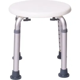 Onvaya Duschhocker rund weiß 150 kg