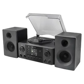 Soundmaster Stereoanlage DAB+, FM 20 W Bluetooth (Schwarz)