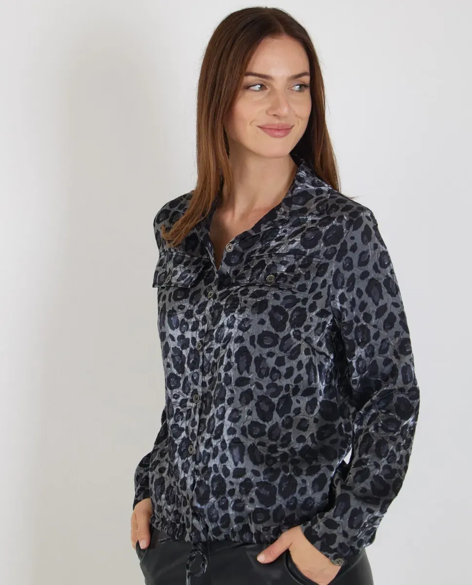 Festliche Animal Bluse