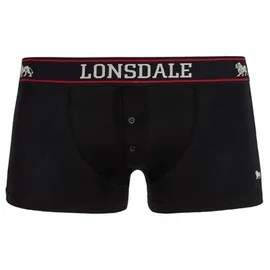 Lonsdale Oakworth Boxershorts 2 Einheiten - Black - XL
