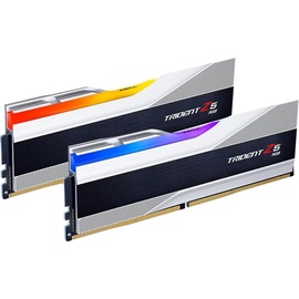 G.Skill Trident Z5 RGB silber DIMM Kit 32GB, DDR5-7200, CL34-45-45-115, on-die ECC (F5-7200J3445G16GX2-TZ5RS)
