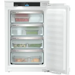 LIEBHERR Einbaugefrierschrank "IFNci 3954_994884851", C (A-G), silber (eh19), B:55,9cm H:87,2cm T:54,6cm, Gefrierschränke