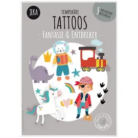 Jeka Papier Und Spielwaren Temporäre Tattoos Fantasie & Entdecker