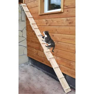 Ruhti - Katzentreppe Katzenleiter Katzenstufe für Balkon, Treppe etc.| 1 bis 7 m 6 m)