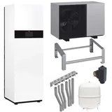 Viessmann Paket Vitocal 151-A Luft/Wasser-Wärmepumpe 4 kW AWOT-M-E-AC 151.A04 230V Monoblock mit Montagehilfe Anschluss nach oben