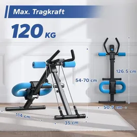 Merach Bauchtrainer Schwarz